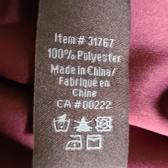 Maroon long sleeved blouse - Picture 10 of 10